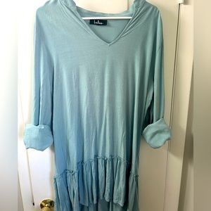 Lulus Tunic Ruffle Dress